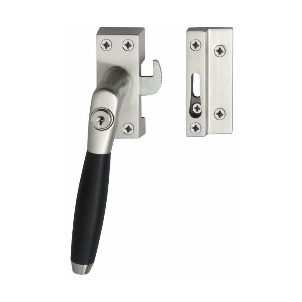 Window closure Fixon Lockable left nickel matt