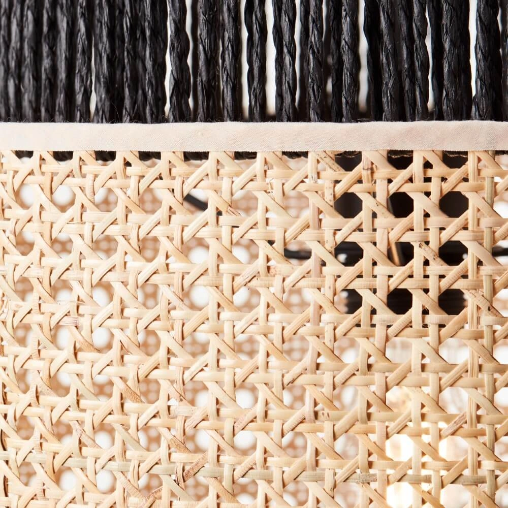 Rattan pendant lamp Arles Ø 36cm Brilliant 4004353396458