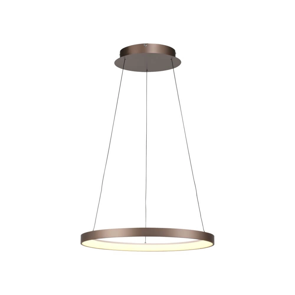 Round pendant lamp Hoop brown Paul Neuhaus 4012248384701