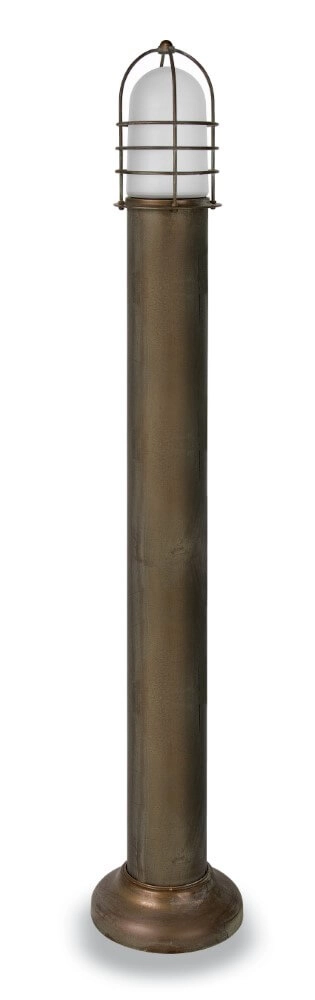 Floor lamp Torcia L - white glass