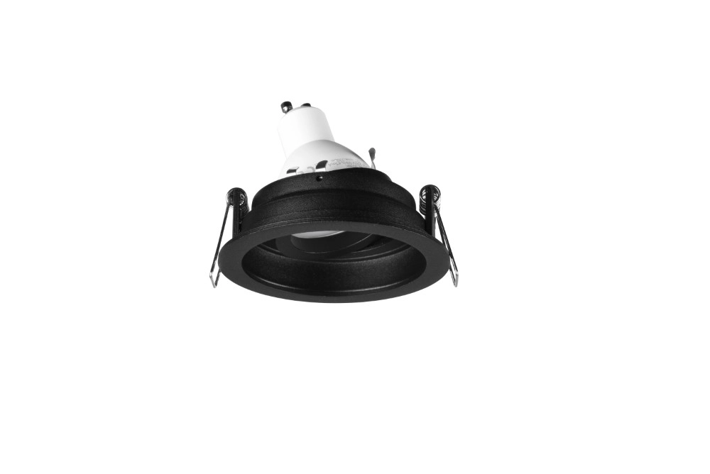 Black recessed spot Kenai richtbaar Trio 4017807455939