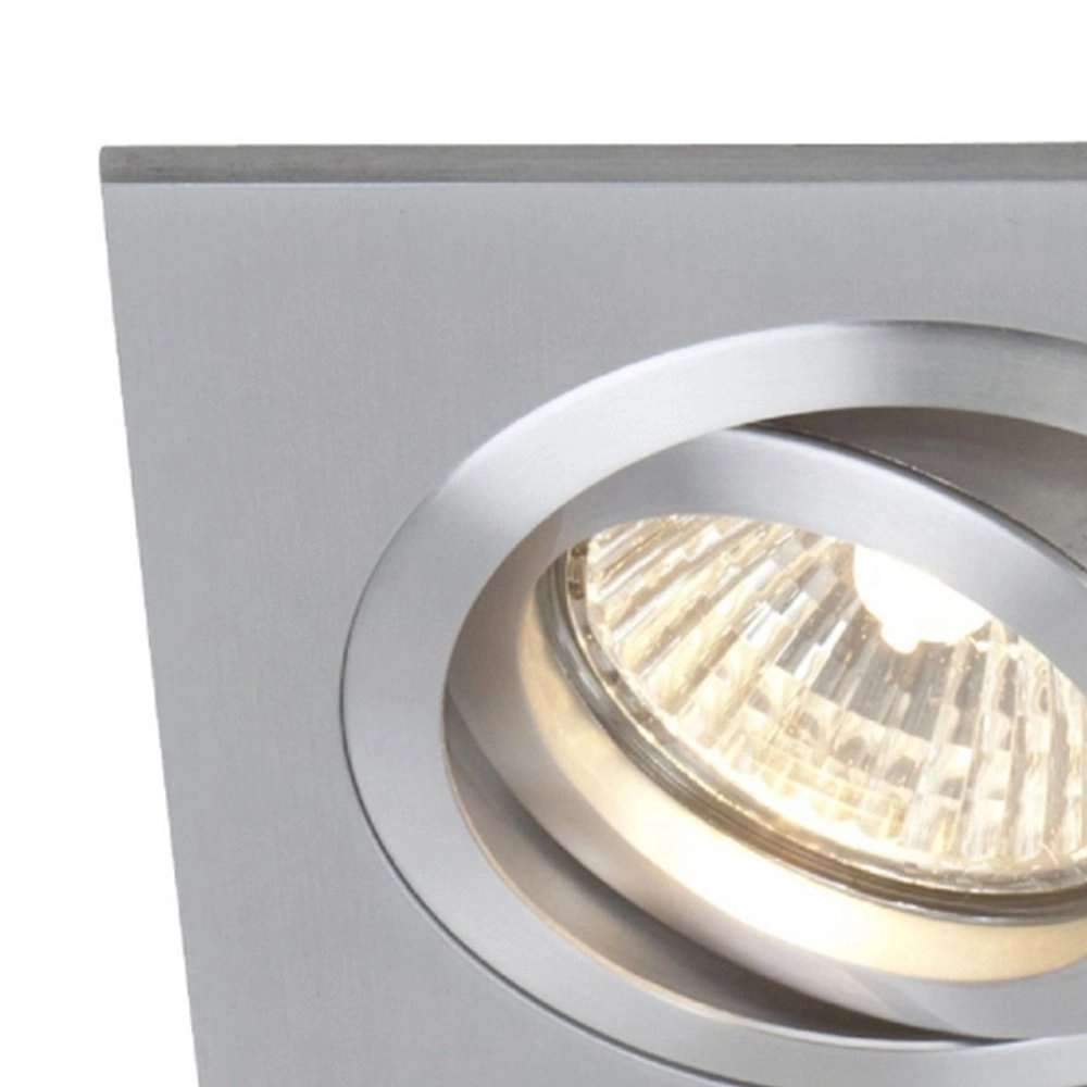 Downlight Vespo Square 10cm metallic gray Steinhauer 8712746091892