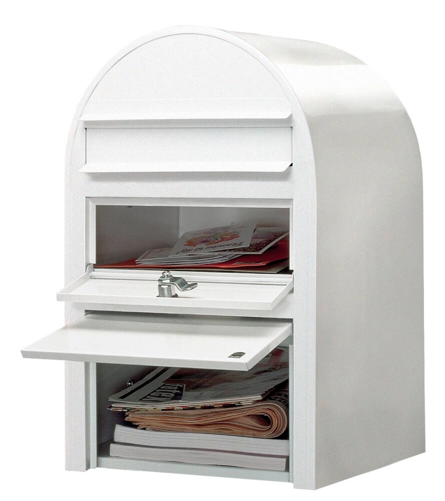Mailbox Swiss 9016 White Bobi 6417237005076