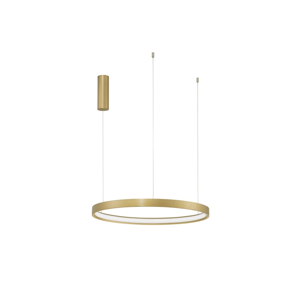 Round pendant lamp Perrine gold Ø 60cm Lyora 5212017438447