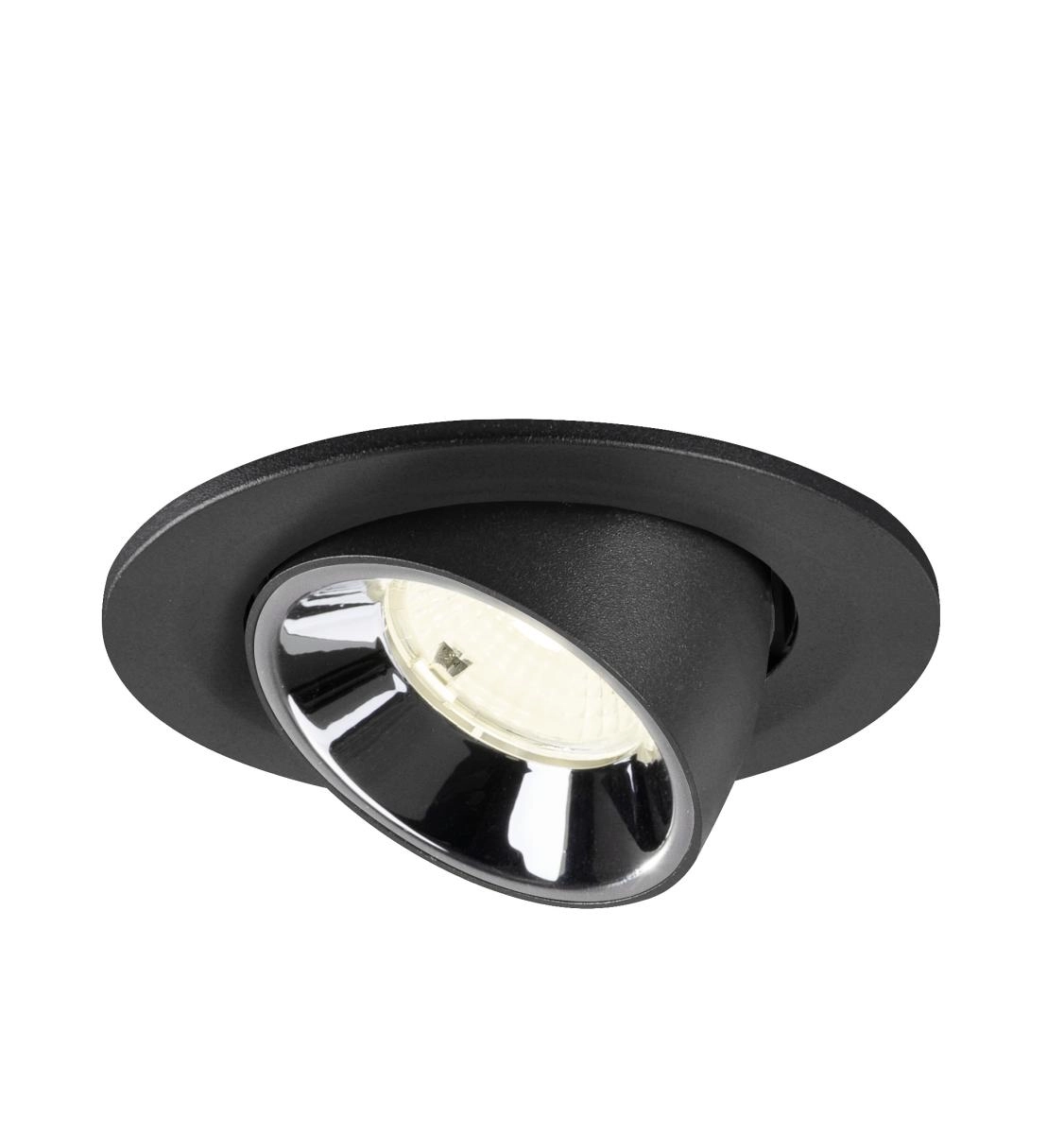 Recessed spotlight Numinos Gimble S black/chrome 4000K - 55deg SLV 4024163313315