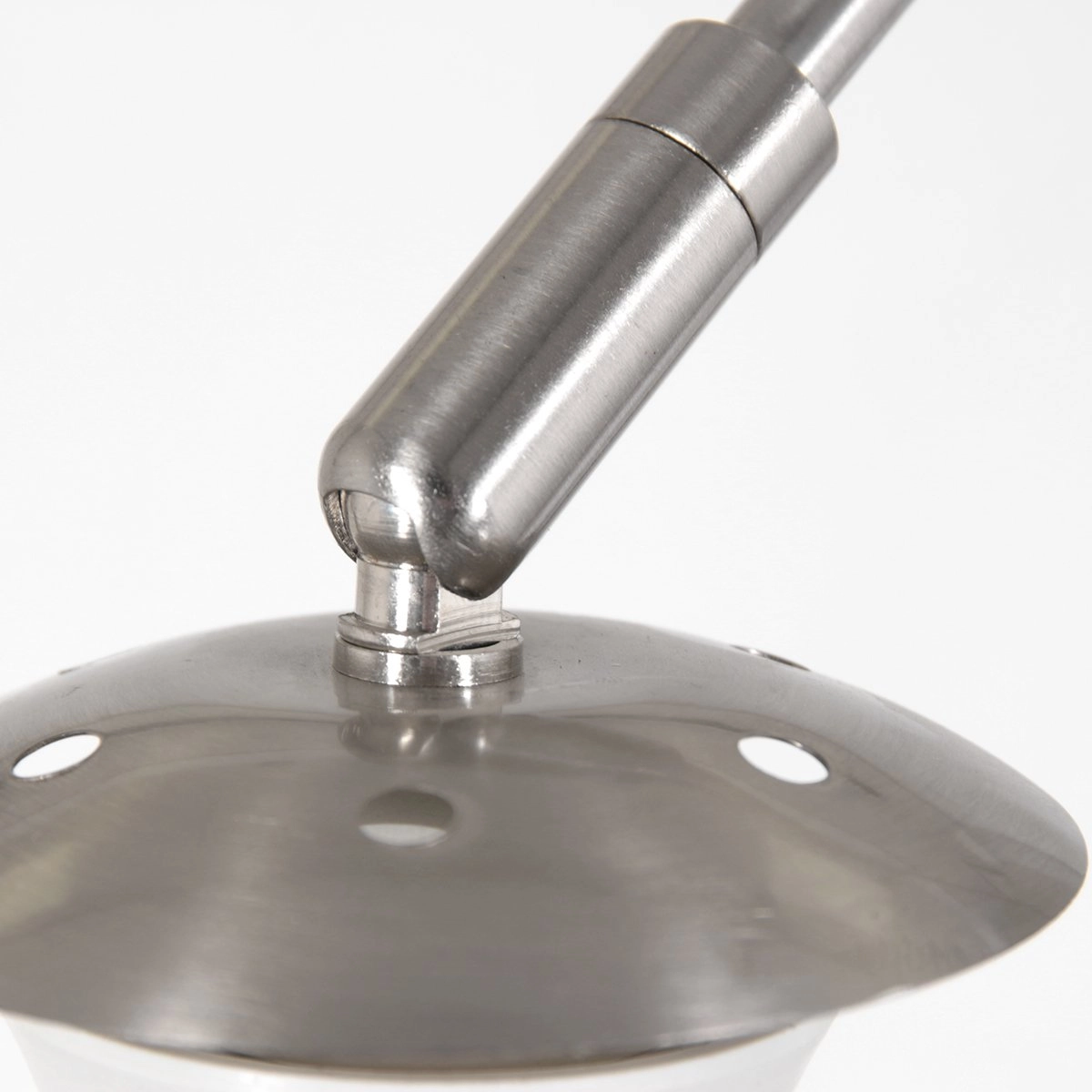 Wall arc lamp Sparkled Stainless steel with smoke hood Steinhauer 8712746146714