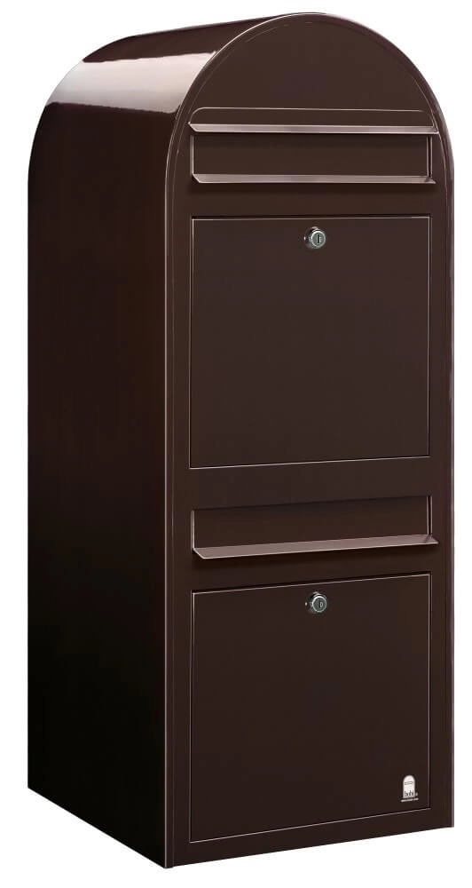 Mailbox Duo 8017 Dark brown