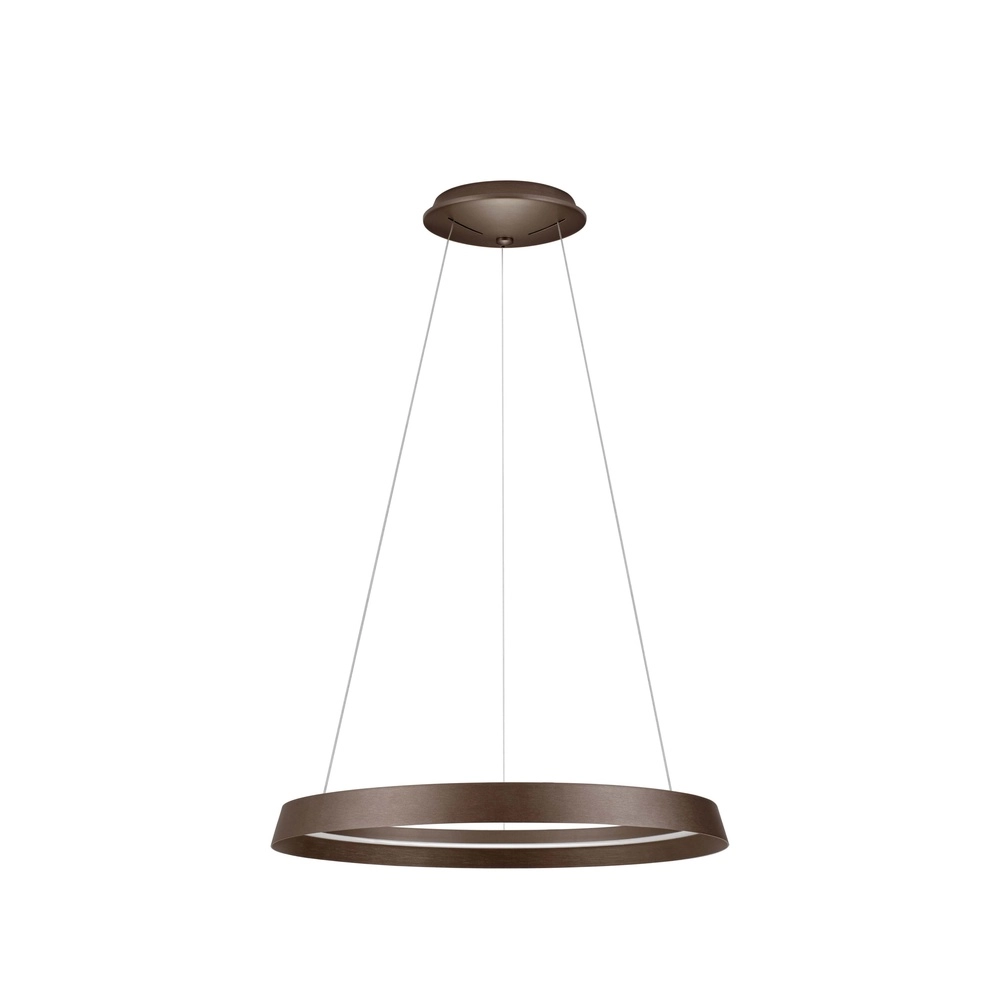 Design pendant lamp Ormi Ø 60cm coffee brown