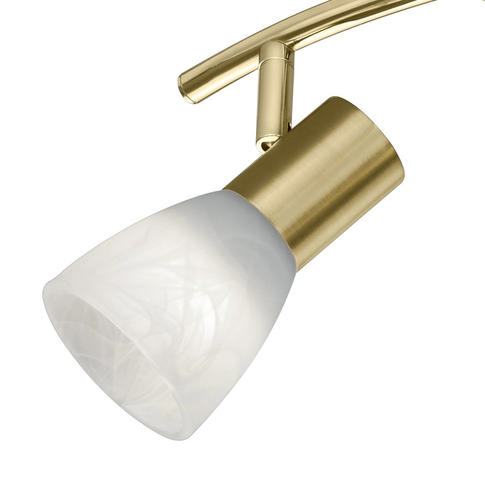 LED ceiling spot Levisto 3-light brass matt Trio 4017807281682
