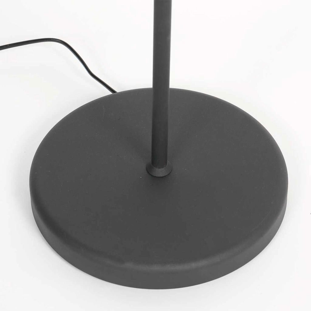 Black floor lamp Bella with cork cap Ø30cm Steinhauer 8712746180657