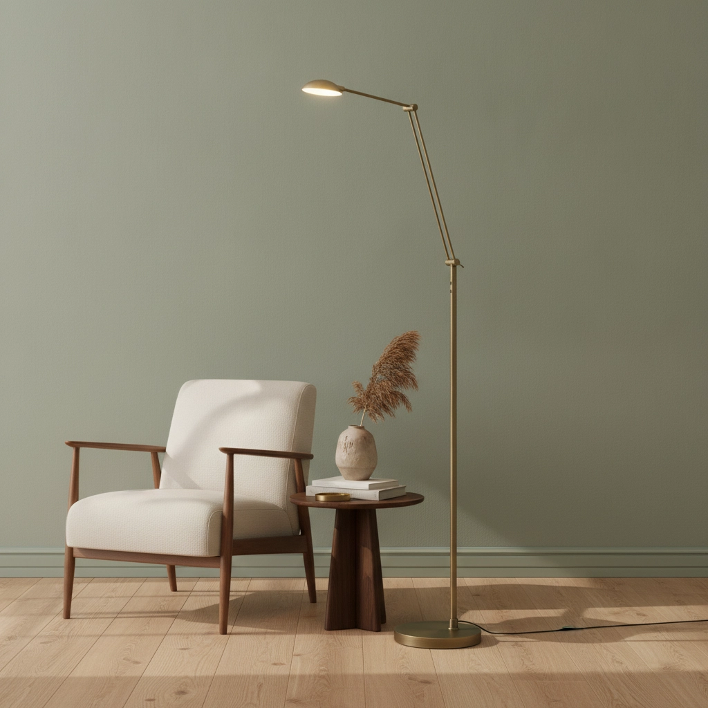 Classic reading lamp Palermo antique bronze