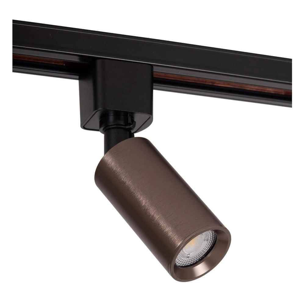 Rail spot Track Ritmo 1-phase coffee brown
