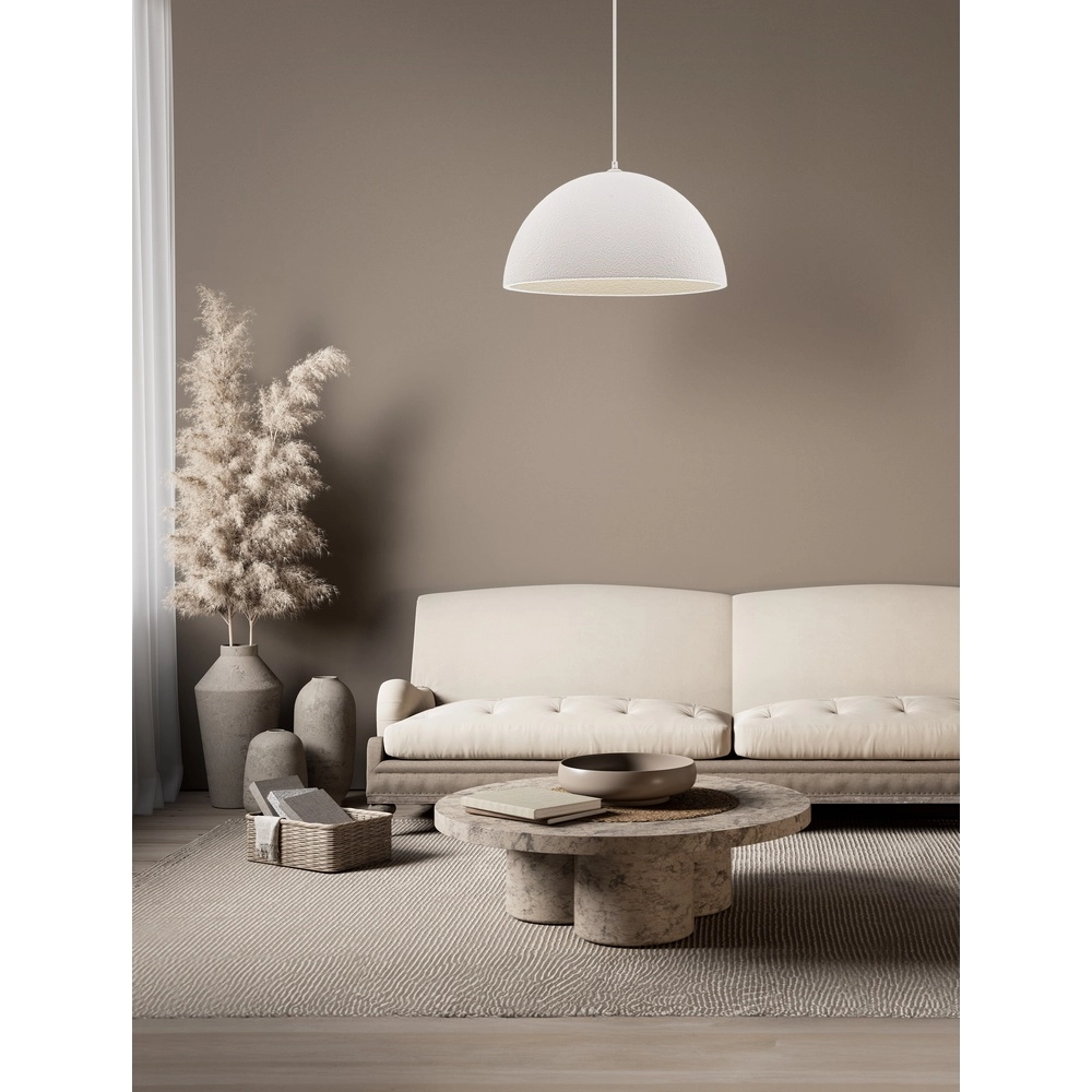 Pendant lamp Starla white Ø 50cm Lyora 5212017460837