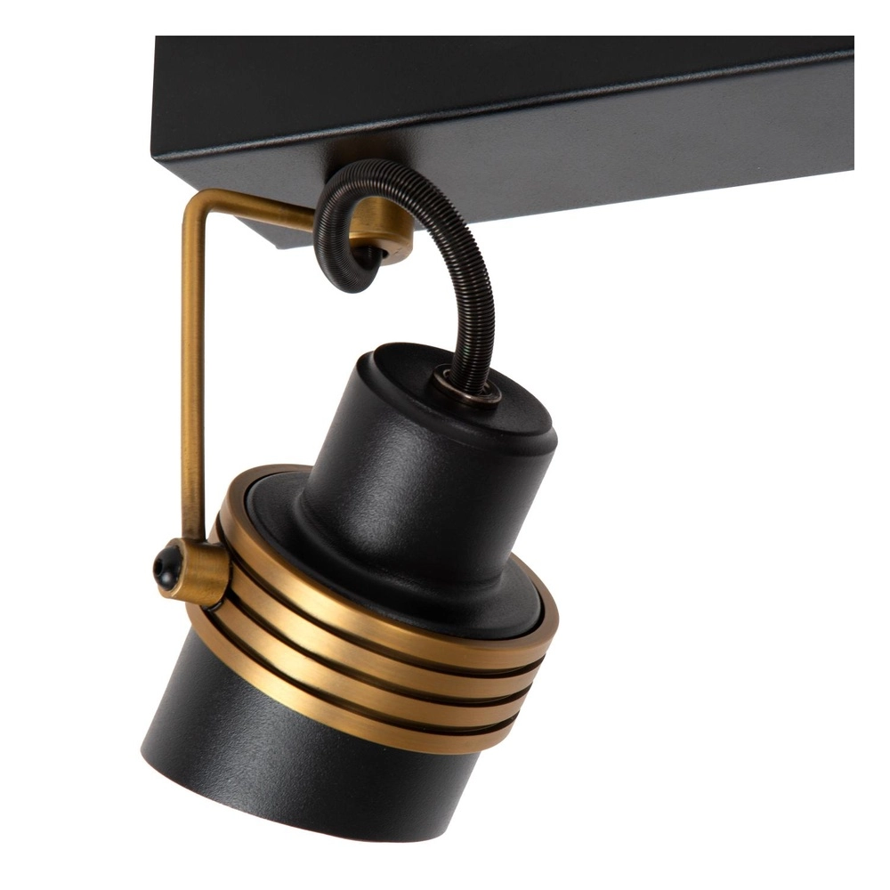 Ceiling light Tundran Black Lucide 5411212343604