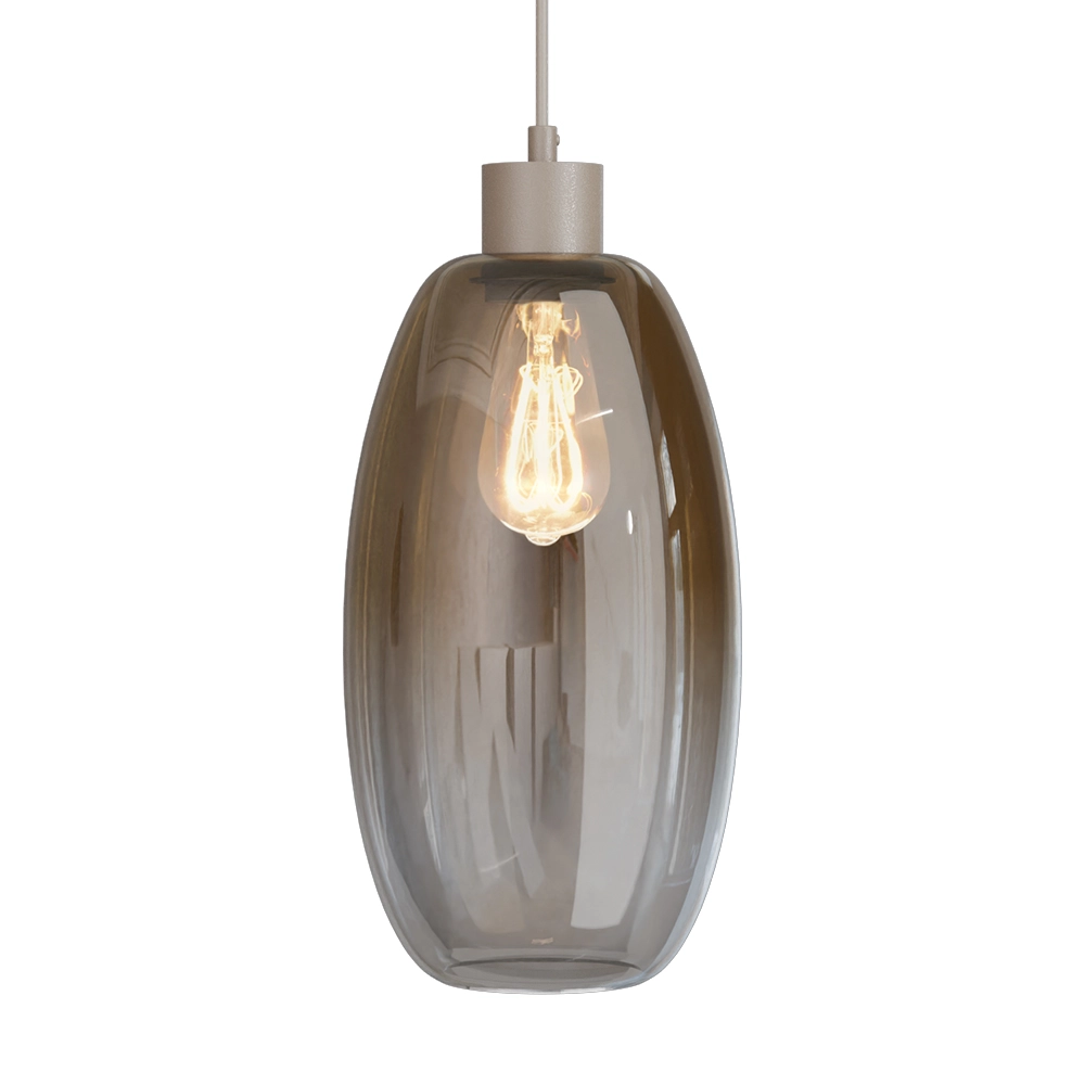 Glass pendant lamp Olive Ø 18.5cm - sand Masterlight 8718121393803