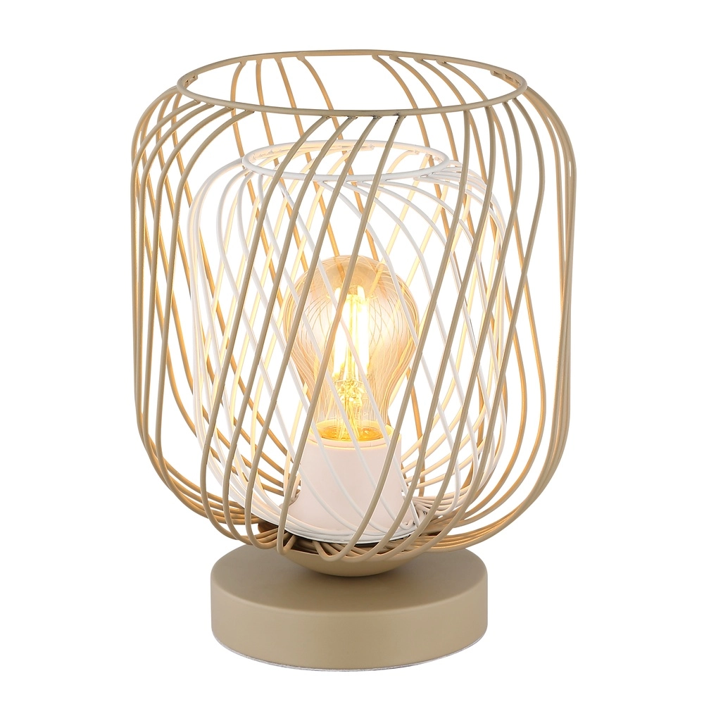 Table lamp Dichti sand brown