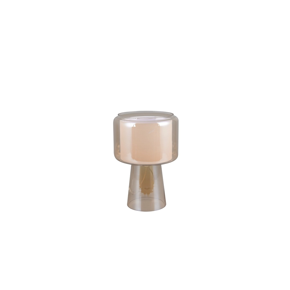 Design table lamp Rocka Amber glass Trio 4017807662719