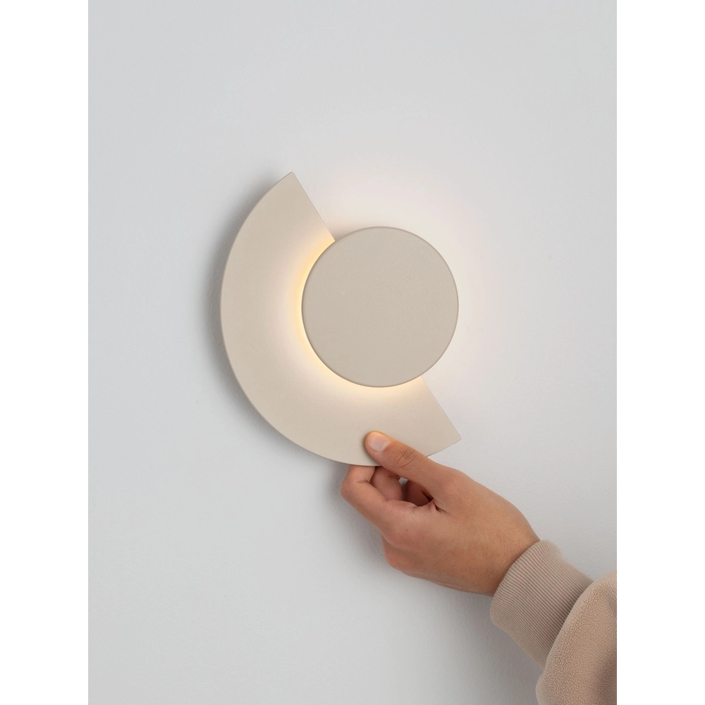 Modern wall lamp Gloo sand brown - 3000K Lyora 5212017497291