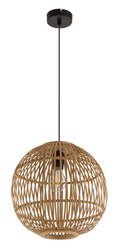 Rattan ball lamp Hildegard Ø 30cm Globo 9007371409549