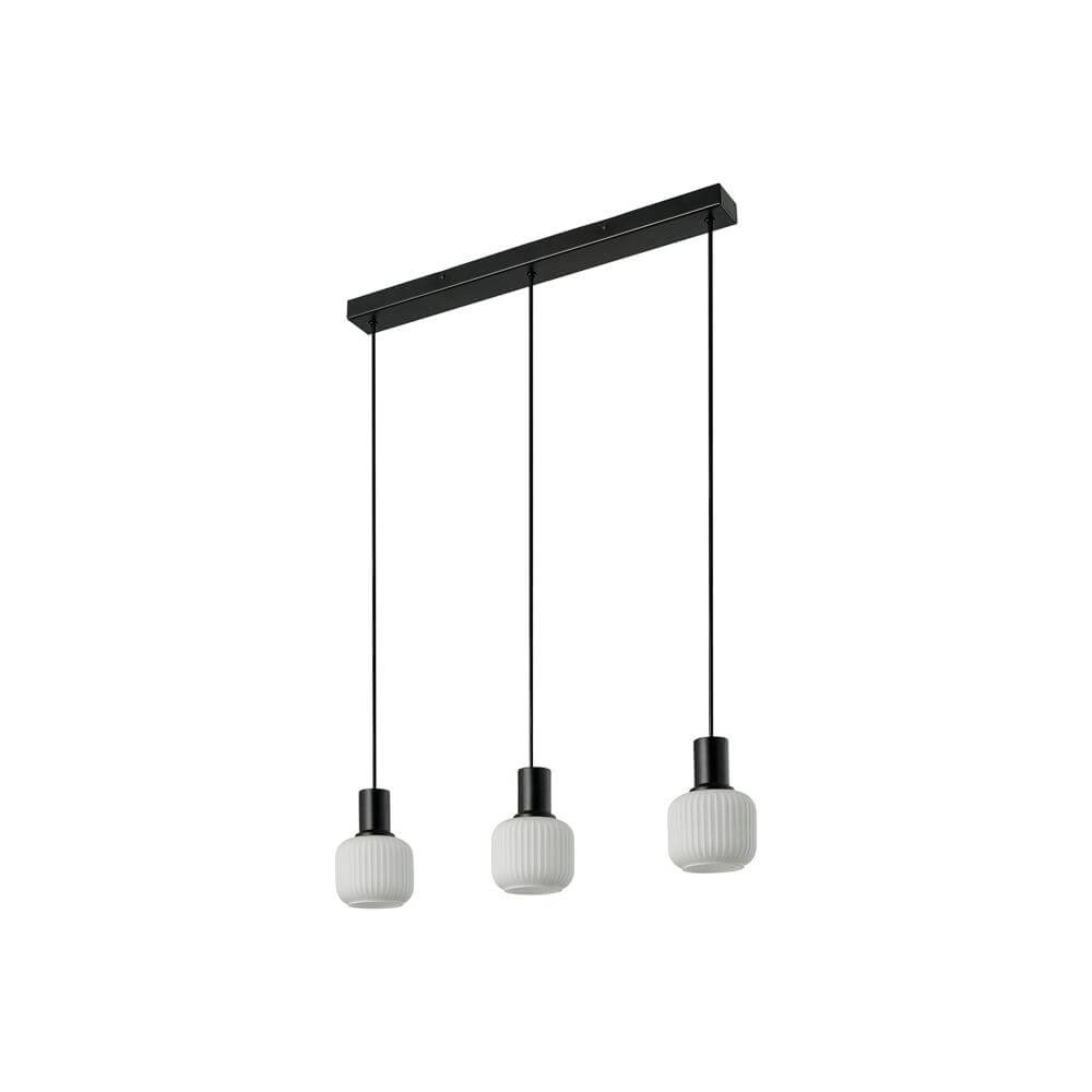 3-light pendant lamp Milford black and white Nordlux 5704924018671