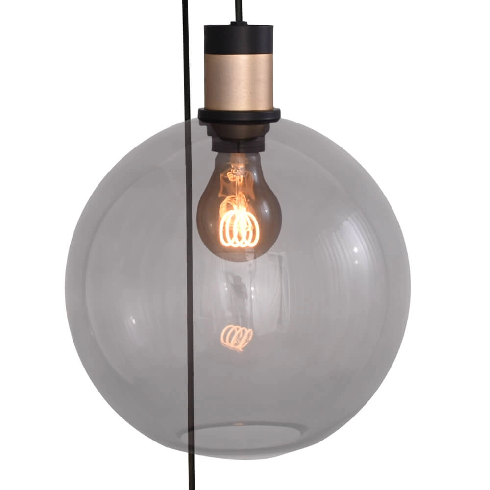 Vide hanging lamp Lazise 2 3x Ø 25cm and 2x GU10 gold Masterlight 8718121303895