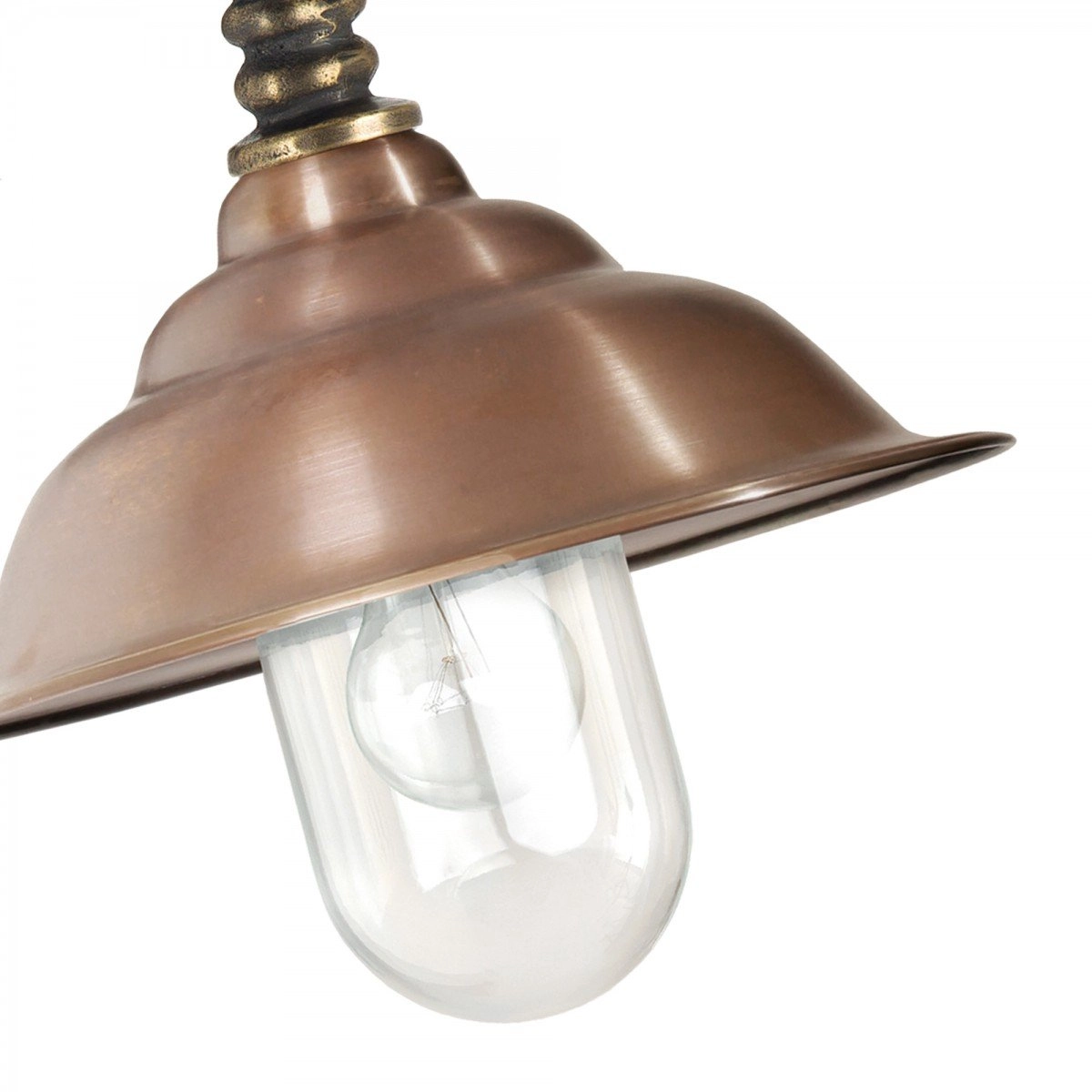 Bronze wall lamp Chateau with copper shade KS Verlichting 8714732134309
