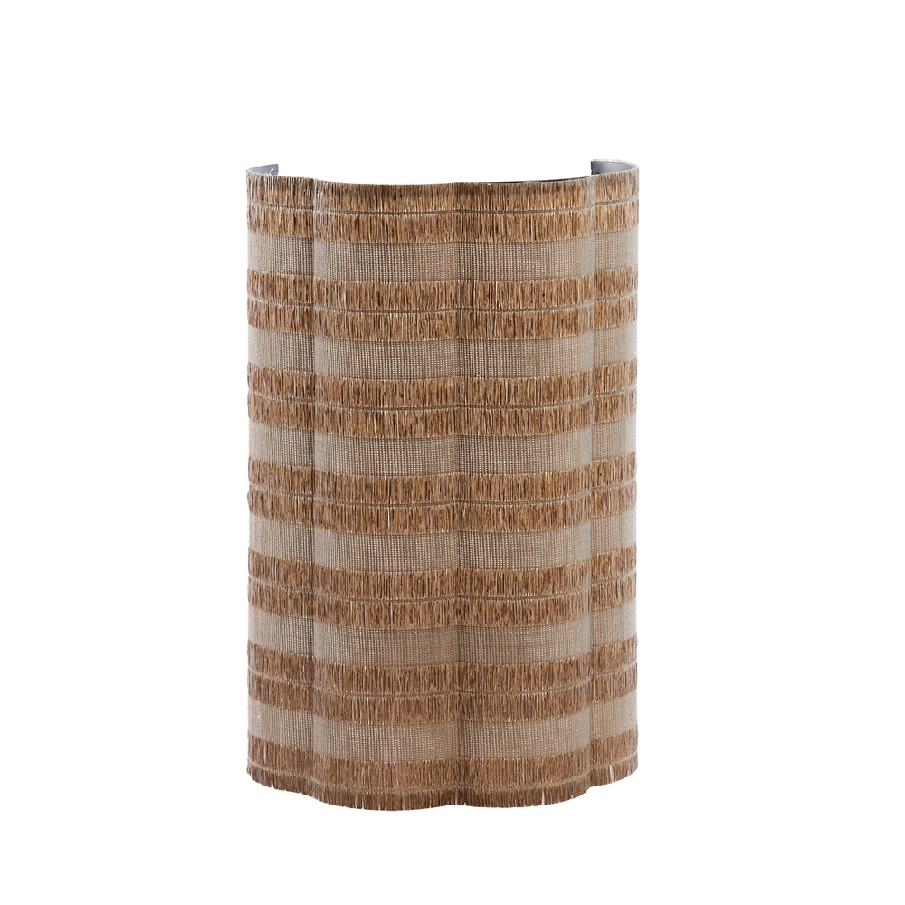 Japandi wall lamp Verdantia 40cm - raffia natural