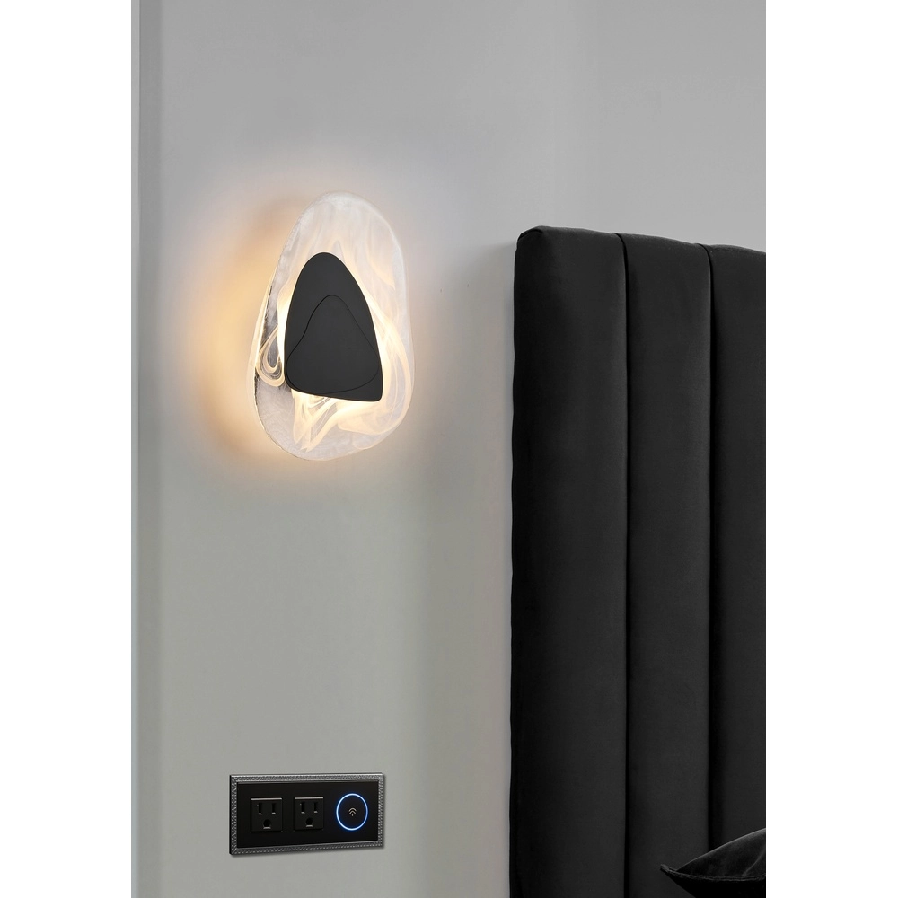 Wall lamp Destiny black Searchlight 5053423298207