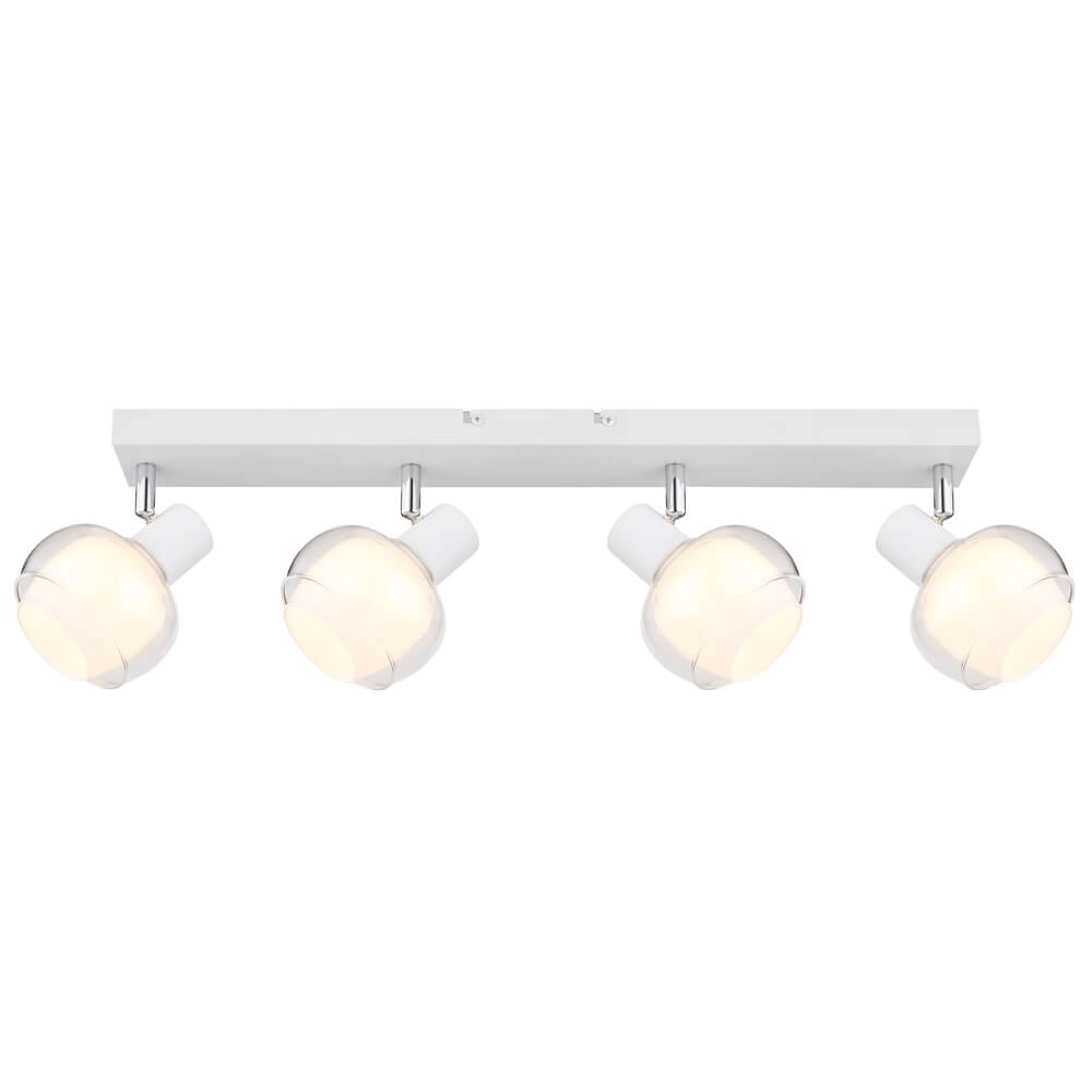 White ceiling lamp Tokki 4-light Globo 9007371452040