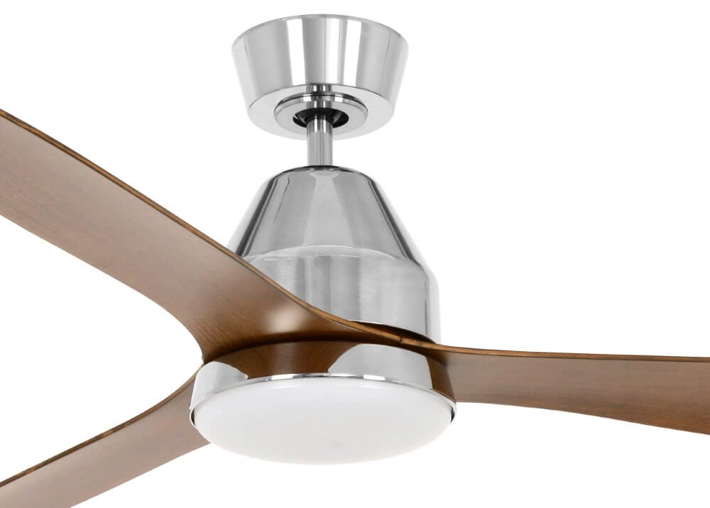 Ceiling fan wood with lamp Whitehaven Ø 143cm IP55 Beacon 9333509136484