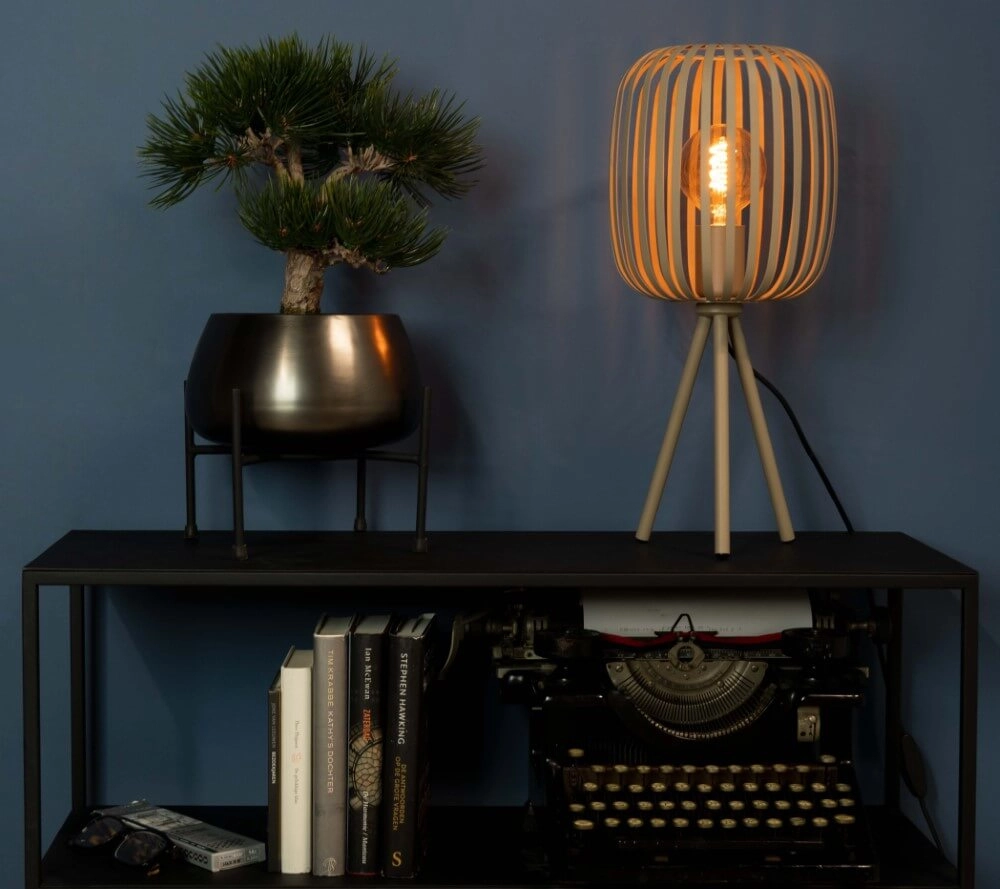 Sand brown table lamp Romazzina Ø 20cm Eglo 9008606244492