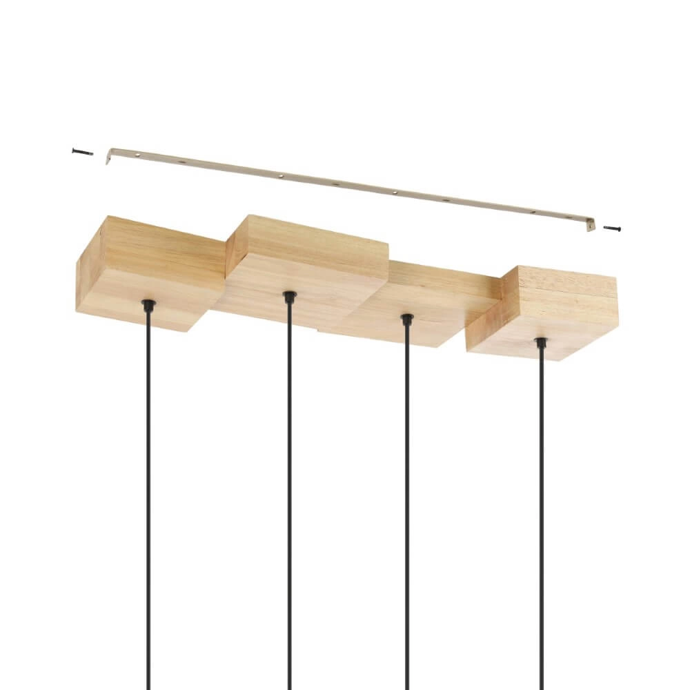 4-light pendant lamp Halkin design Eglo 9002759437992