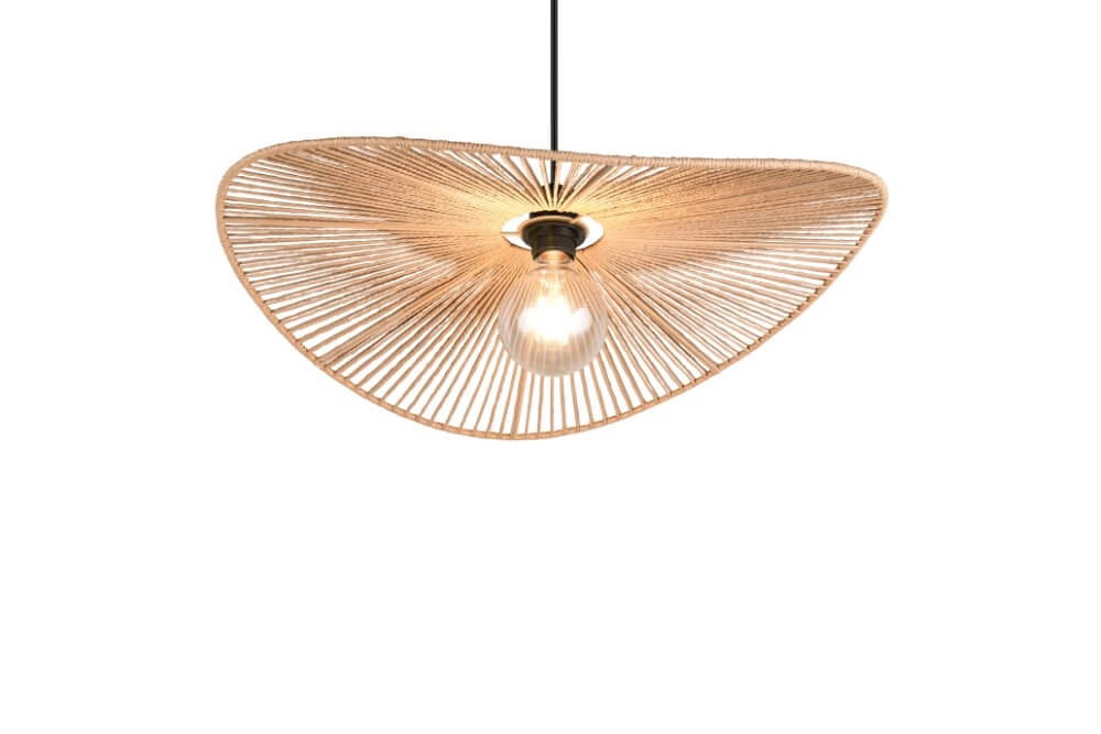 Japandi pendant lamp Laurine Ø 58cm Trio 4017807637625