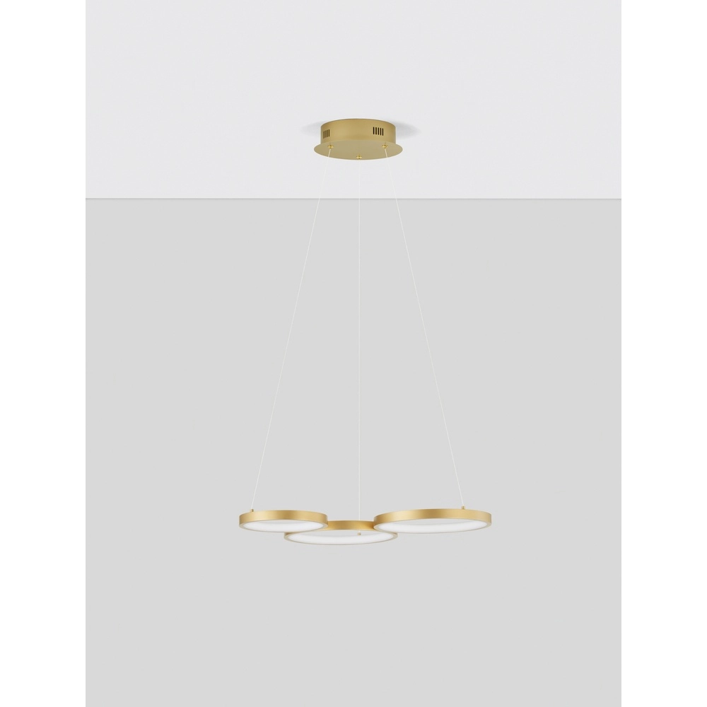 Modern pendant lamp Magnus gold 55cm Lyora 5212017433176