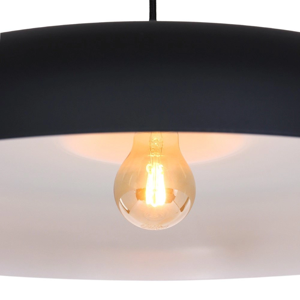Black hanging lamp Krisip Ø 50cm Steinhauer 8712746132564