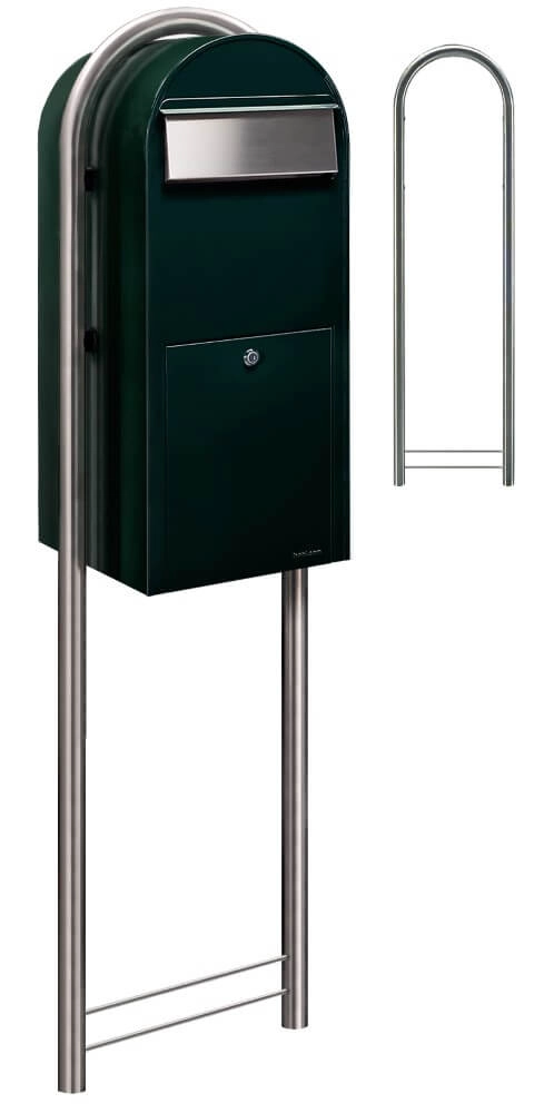Mailbox Jumbo 6064 i Black and green Bobi 6417237026330