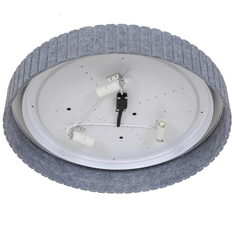 Ceiling lamp Corato grey felt Ø 52cm Nordlux 5704924024597