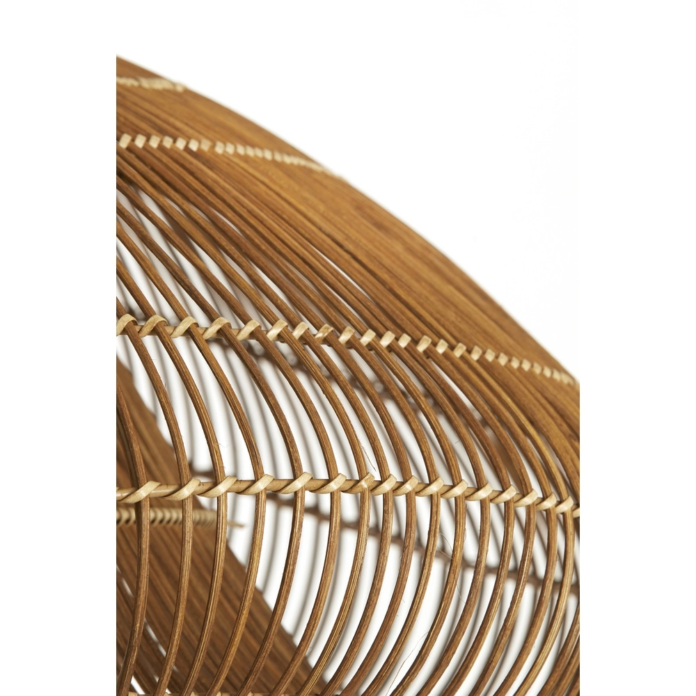 Rattan pendant lamp Janzur Ø 54cm - dark brown Light & Living 8717807820558