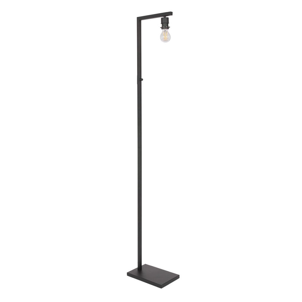Black floor lamp Stang with cork cap Ø30cm Steinhauer 8712746180619