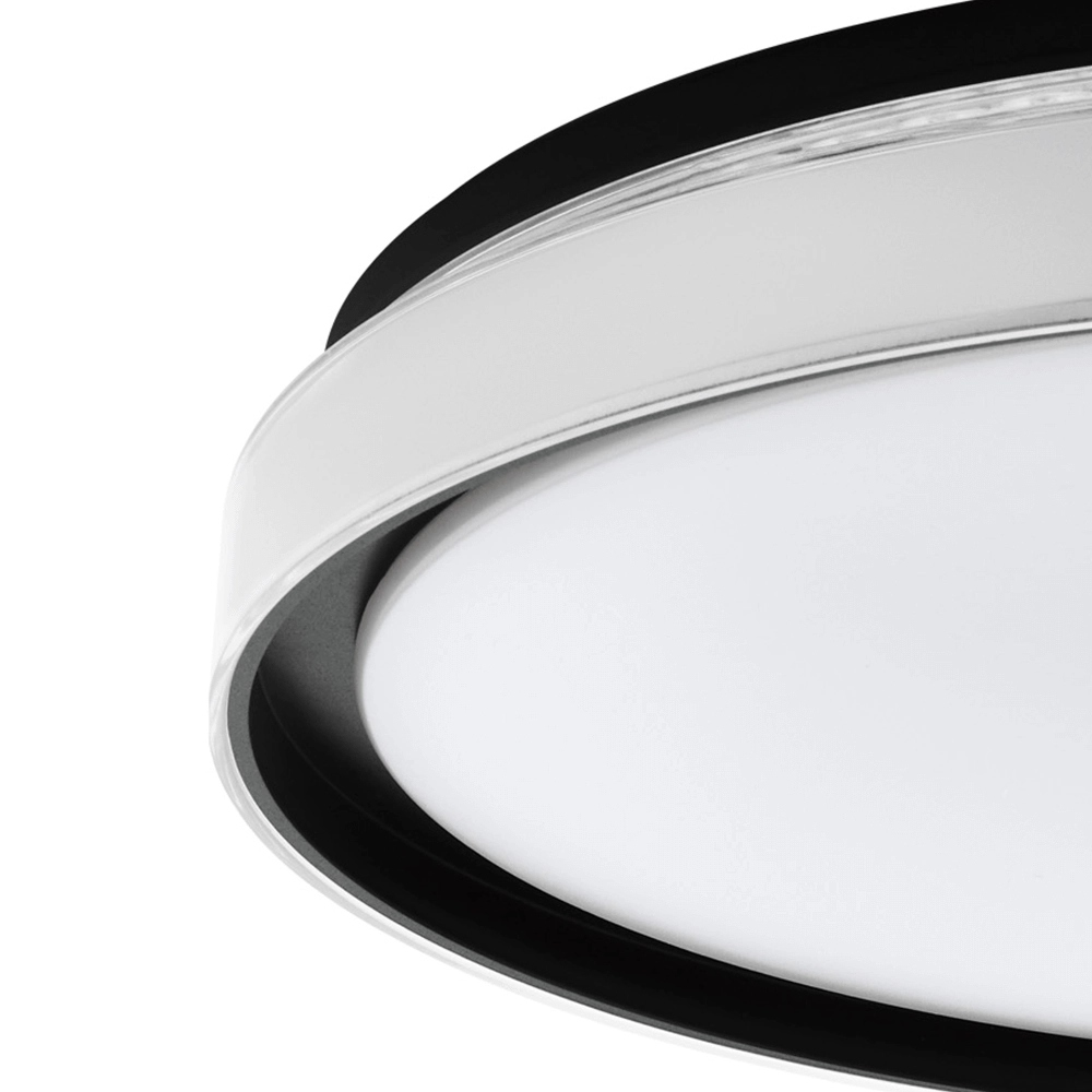 Black ceiling lamp Seluci Ø 49cm Eglo 9002759997816
