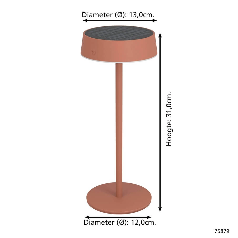 Sleek table lamp Simeri Hybrid Red Eglo 9002759758790