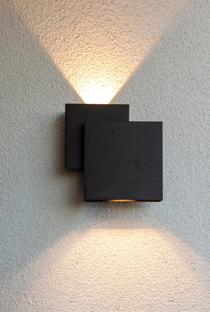 Design wall lamp Rialto black Lutec 6939412014944