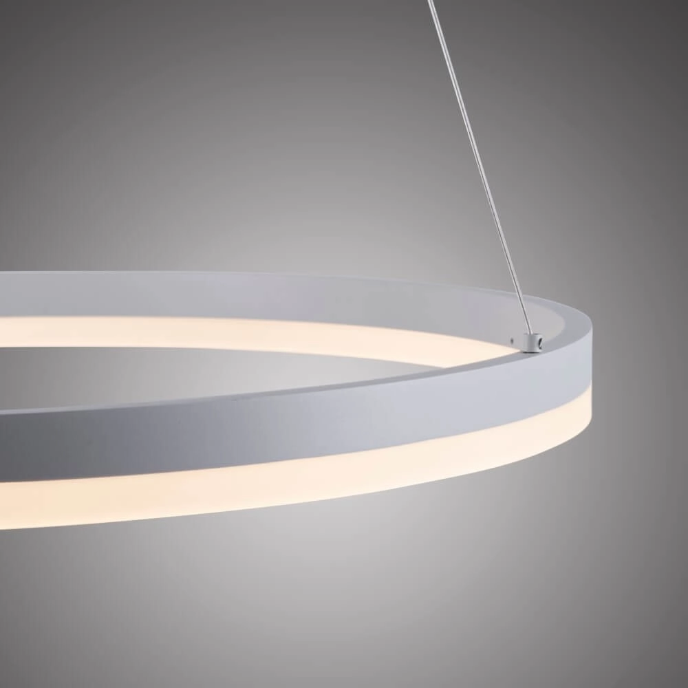 Modern pendant lamp Titus Ø 60cm white Paul Neuhaus 4012248365366