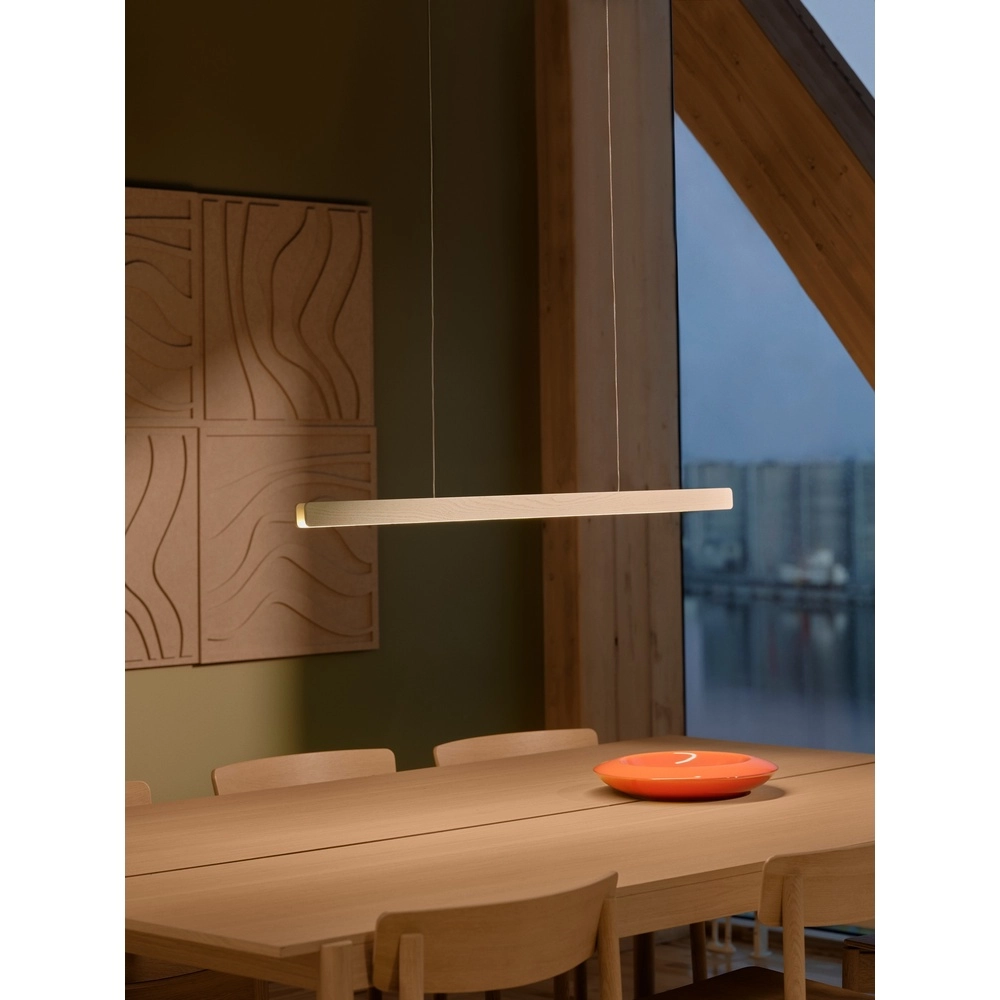 Wood look led pendant light Ilgas  white Nordlux 5704924026966