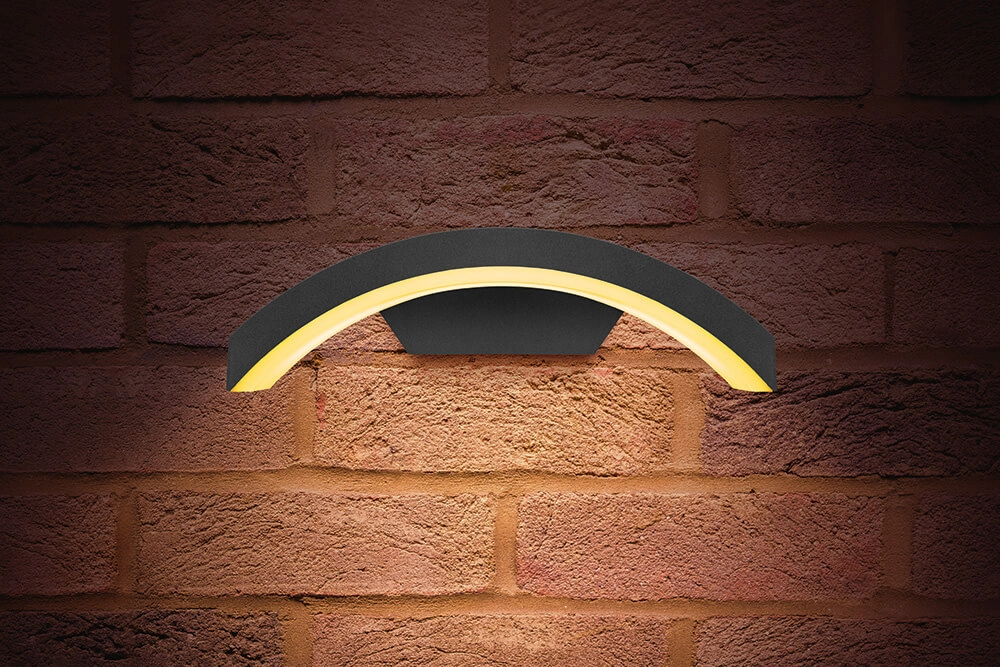 Design outdoor lamp Curve Anthracite Lyora 5055788232605