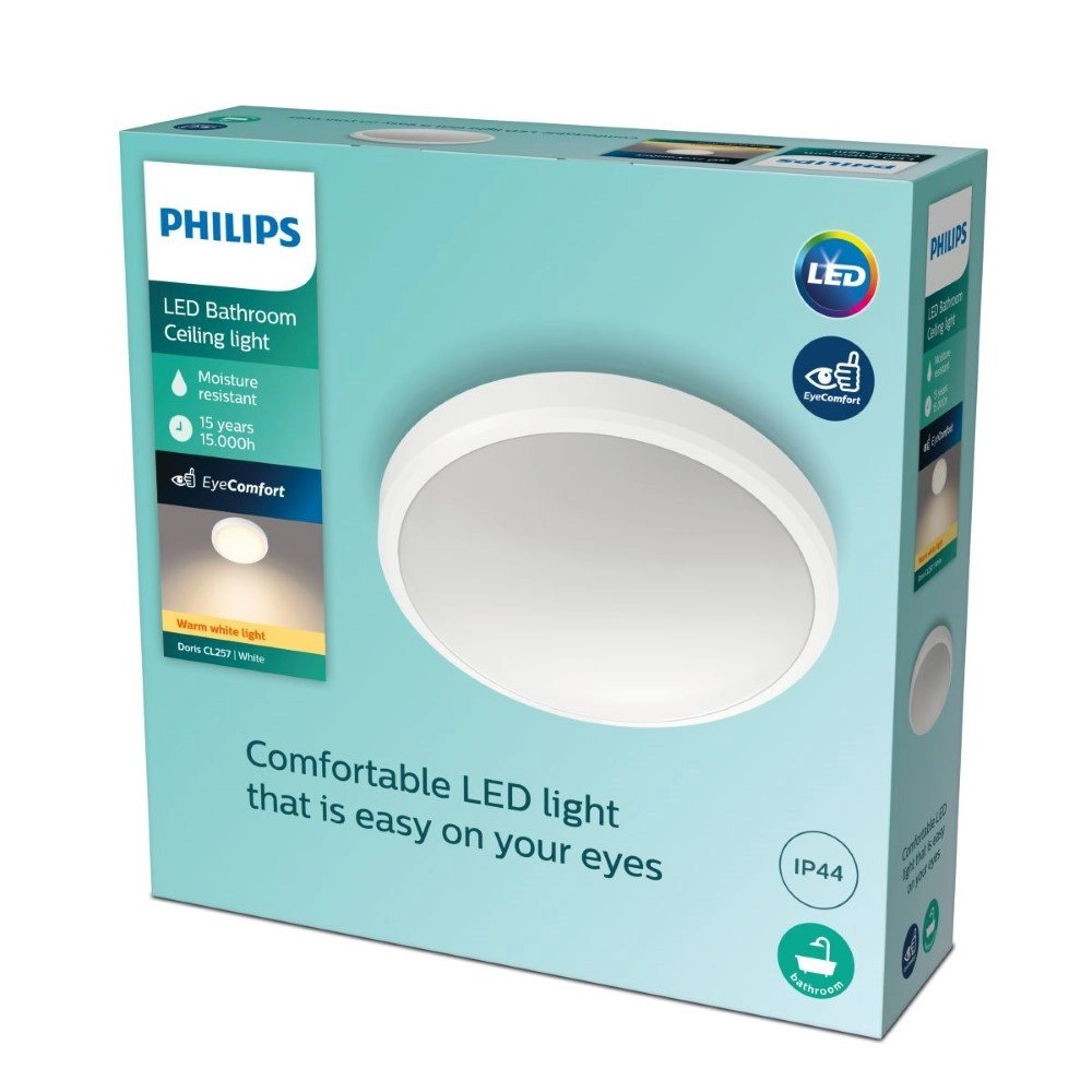 White Ceiling Lamp Doris Ø 31cm Philips 8718699758882