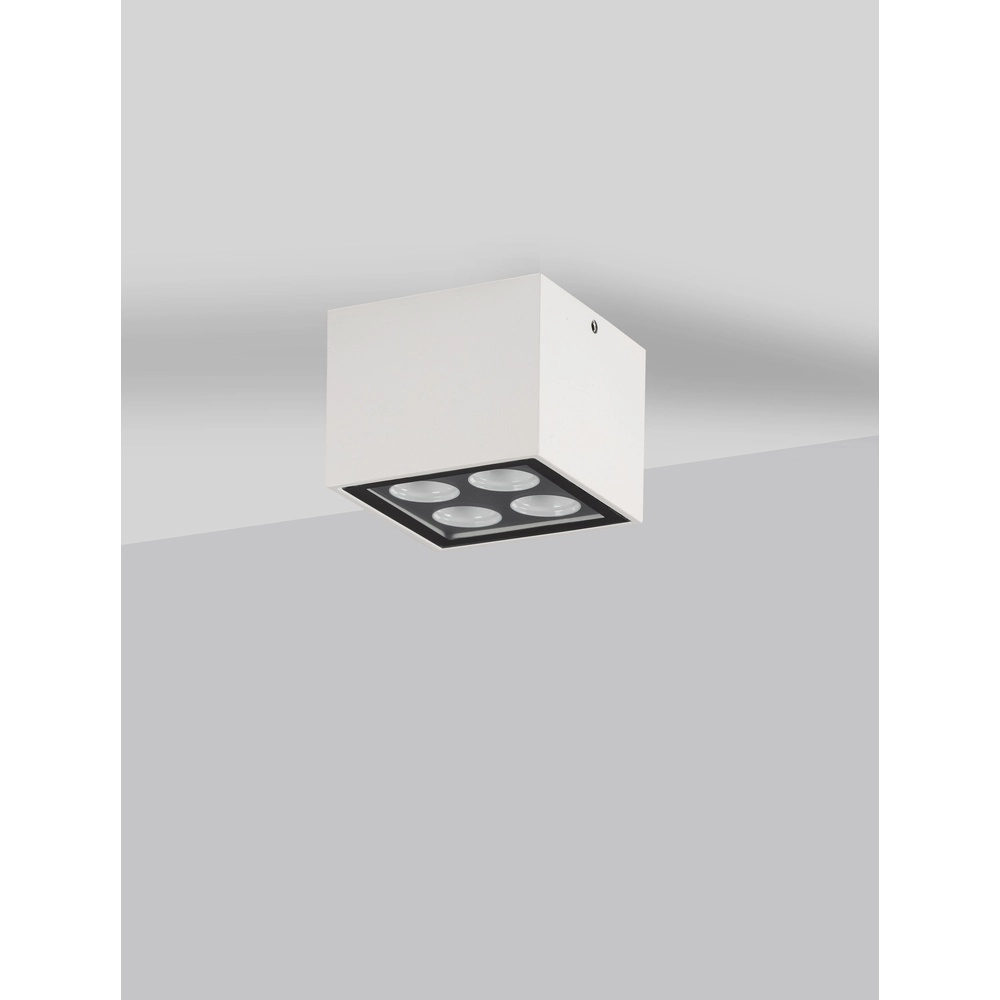 Ceiling lamp Jax square 8cm white Lyora 5212017470607