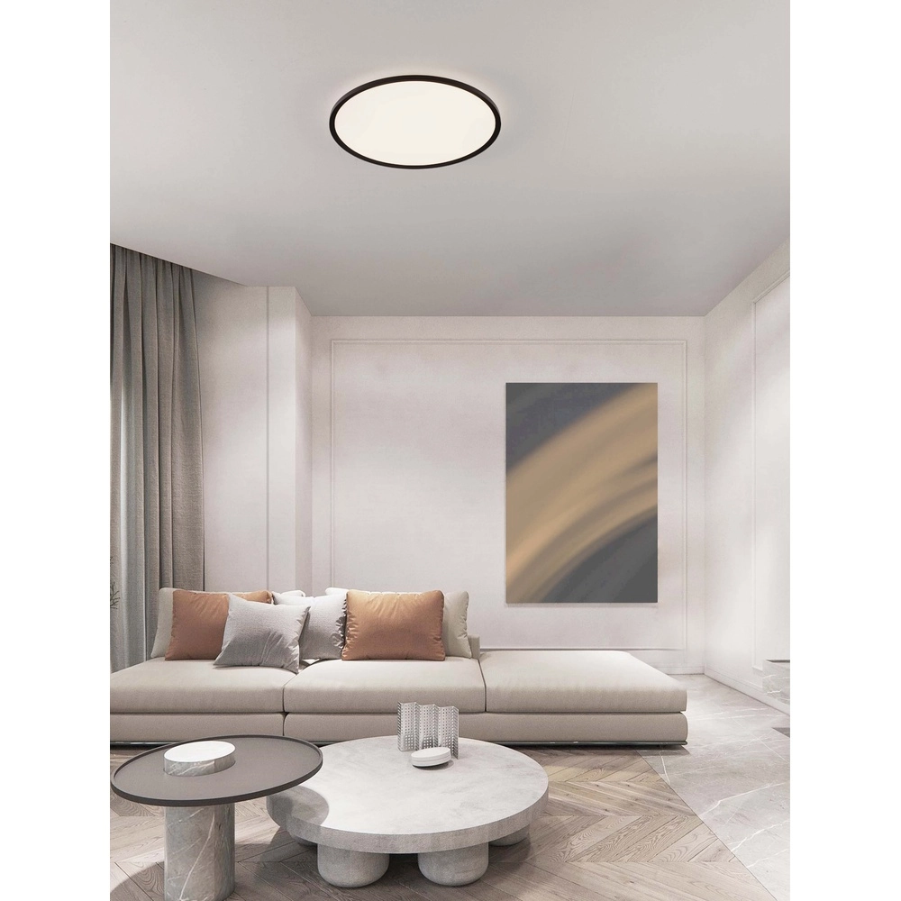 Ceiling light Aoton black Ø 60cm Lyora 5212017448736