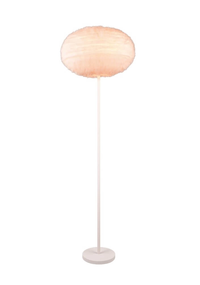 Fabric floor lamp Furry cream Ø 50cm Trio 4017807600148