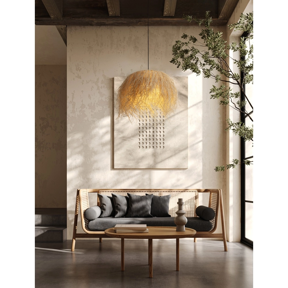 Rattan pendant lamp Jaunet Ø 65cm Lyora 5212017465597